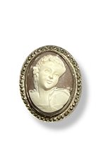Broche Mandile 1922 Femme Cammei antichi in Argent Conchiglia 2MSPCM2